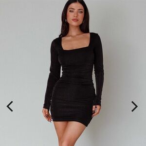 Selfie Leslie Mini Dress Black